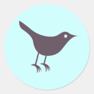 Twitter Ronde Sticker