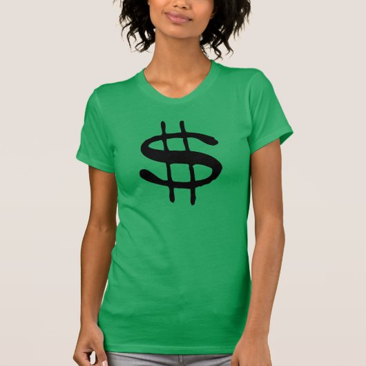 Twitter-shirt voor de dollar t-shirt (Voorkant)