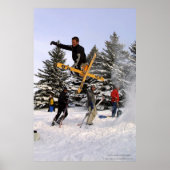 Twitter Ski Grab Poster (Voorkant)