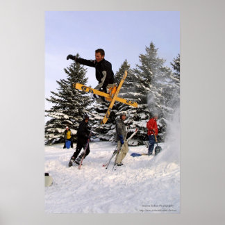 Twitter Ski Grab Poster