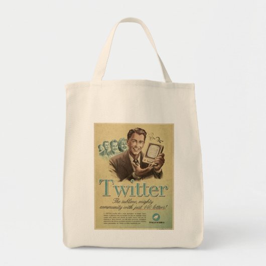 Twitter Social Media en stuur mijn liefde terug Tote Bag (Voorkant)