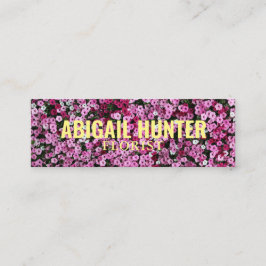 Twitter, speciaal gepersonaliseerd "Blooming Flowe Mini Visitekaartje