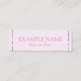 Twitter, speciaal gepersonaliseerd "roze leder" mini visitekaartje