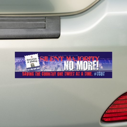 Twitter #tcot Bumpersticker (Op auto)