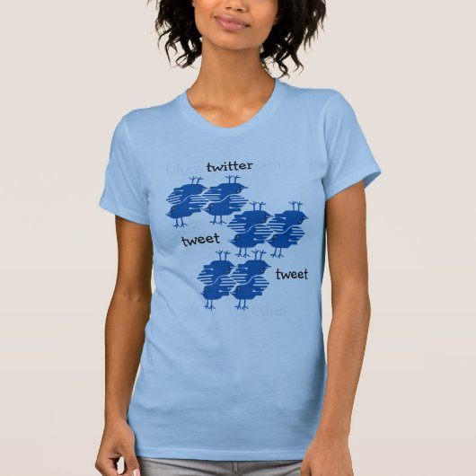 twitter tweet tweet t-shirt (Voorkant)