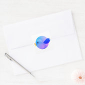Twitter, Tweet, Vogel Vierkante Sticker (Envelop)