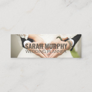 Twitter-Twitter, speciaal gepersonaliseerd "Weddin Mini Visitekaartje