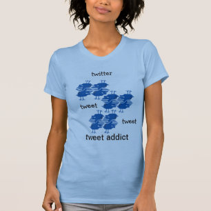 twitter twitter - tweet - verslaving t-shirt