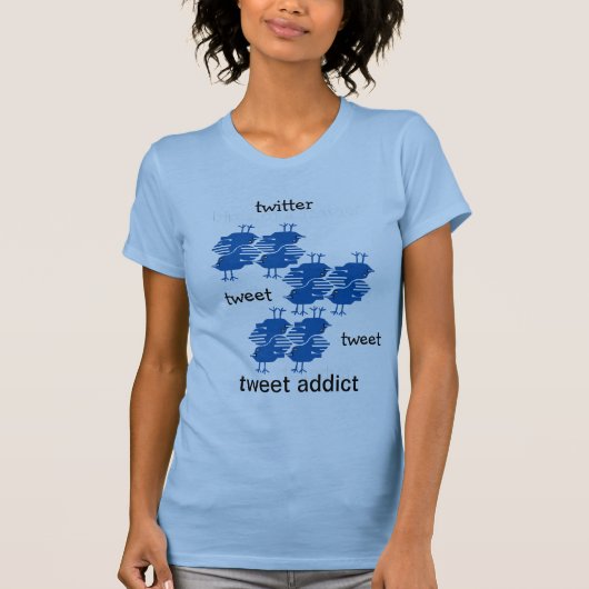 twitter twitter - tweet - verslaving t-shirt (Voorkant)