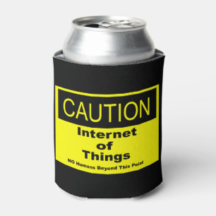 Twitter van dingen IoT waarschuwingsteken Blikjeskoeler