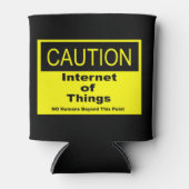 Twitter van dingen IoT waarschuwingsteken Blikjeskoeler (Voorkant)