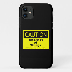 Twitter van dingen IoT waarschuwingsteken Case-Mate iPhone Case
