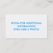 Twitter-Visitekaartje Visitekaartje (Achterkant)