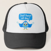 Twitter-vogel Trucker Pet (Voorkant)