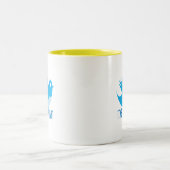 Twitter Volg mij Koffie Mok (Center)