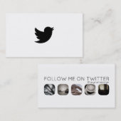 twitter volgers contactkaartje (Voorkant / Achterkant)