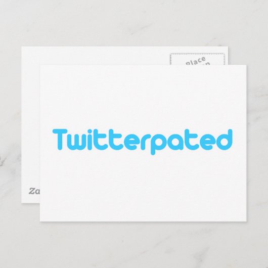 Twitteraar Briefkaart (Voorkant / Achterkant)