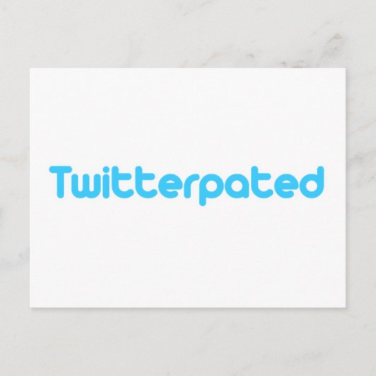 Twitteraar Briefkaart (Voorkant)