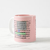 Twitteraar Retirement "Gone Bonkers" Artikelgeschr Tweekleurige Koffiemok (Voorkant links)