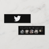 twitteraars mini visitekaartje (Voorkant / Achterkant)