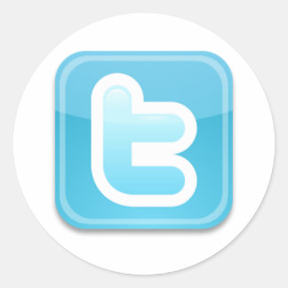 Twitterachtig! Ronde Sticker