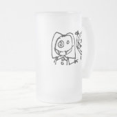 Twitterhoofden van diepgevroren Mok (groot) (Voorkant rechts)