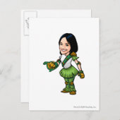 Twitterpate Mystery Island Staff Player Briefkaart (Voorkant / Achterkant)