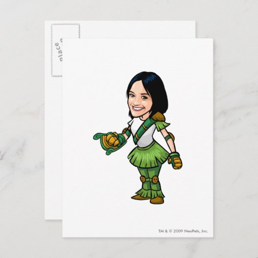 Twitterpate Mystery Island Staff Player Briefkaart (Voorkant / Achterkant)