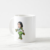 Twitterpate Mystery Island Staff Player Koffiemok (Voorkant links)