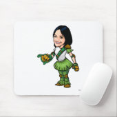 Twitterpate Mystery Island Staff Player Muismat (Met muis)