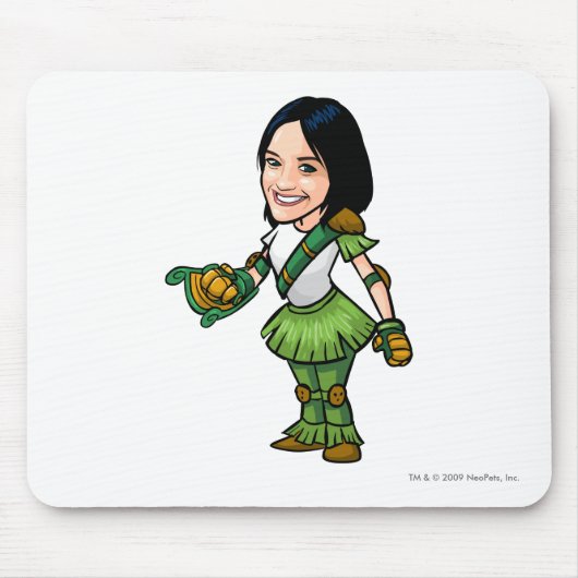 Twitterpate Mystery Island Staff Player Muismat (Voorkant)