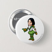 Twitterpate Mystery Island Staff Player Ronde Button 5,7 Cm (Voorkant /achterkant)