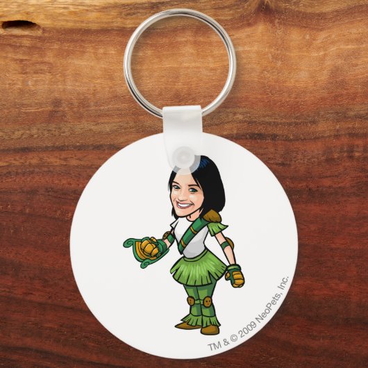 Twitterpate Mystery Island Staff Player Sleutelhanger (Voorkant)