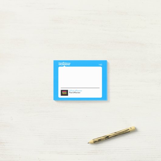 TwitterTweet Post-it Notes (Op bureau)