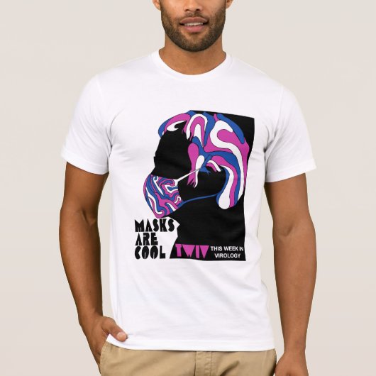 TWiV-maskers zijn T-shirt met klampen (Voorkant)