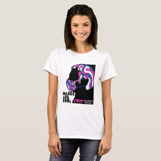 TWiV-maskers zijn T-shirt met klampen (Voorkant volledig)
