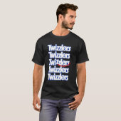 Twizzlers Multi-titel iconische ambtenaar T-shirt (Voorkant volledig)