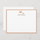 Two Airplanes Nursery Note Card Notitiekaartje (Voorkant / Achterkant)