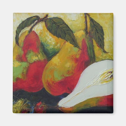 Two and a Half Pears Magnet (Voorkant)
