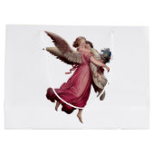 Two Angels in Flight Groot Cadeauzakje (Achterkant)