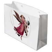 Two Angels in Flight Groot Cadeauzakje (Achterkant Gekanteld)