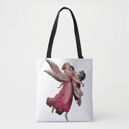 Two Angels in Flight Tote Bag (Voorkant)