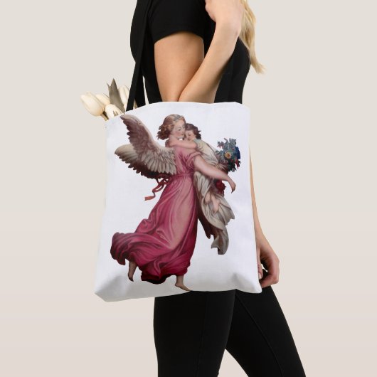Two Angels in Flight Tote Bag (Dichtbij)