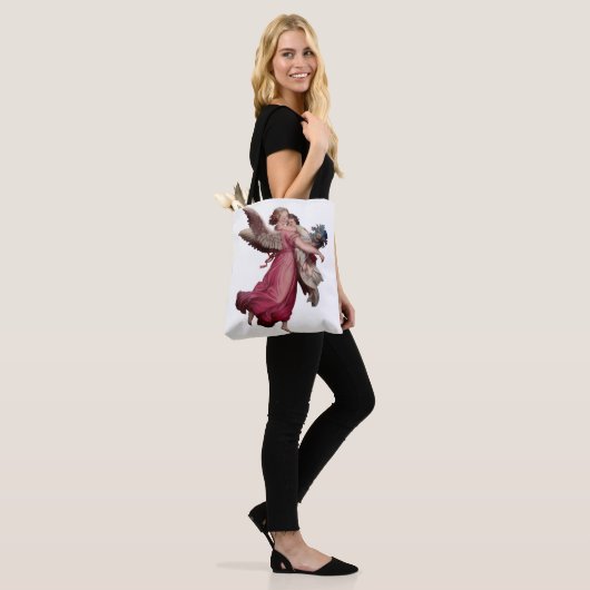 Two Angels in Flight Tote Bag (Op model)