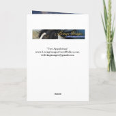 Two Appaloosas Greeting Card (Achterkant)