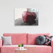 Two Apples Digital Art Canvas Afdruk (Insitu (Woonkamer))