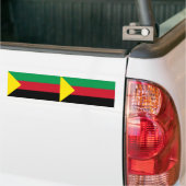 TWO Azawad Flag Bumpersticker (Op Truck)