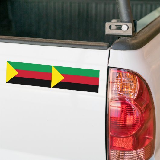 TWO Azawad Flag Bumpersticker (Op Truck)