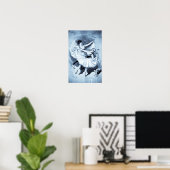"Two Ballerinas" print/poster (seleniumtint) Poster (Thuiskantoor)