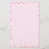 Two Balloon Hearts Valentijn Love Briefpapier (Achterkant)